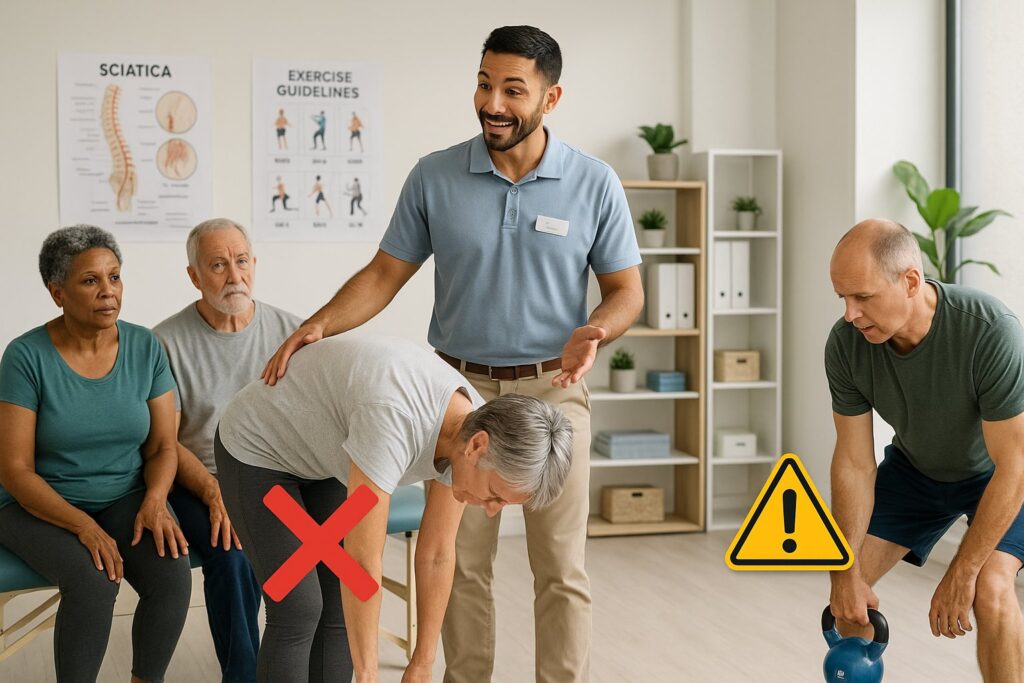 Precautions and Exercises to Avoid for sciatica